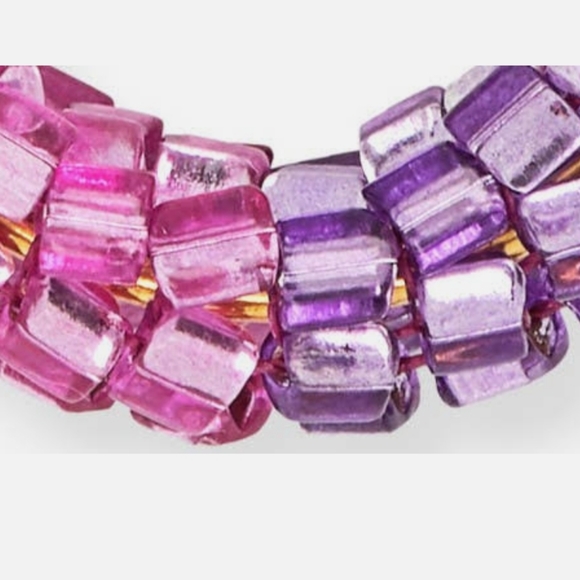 💜💕3X HP💜💕NWT Ayounik Beaded Earrings💜💕 - Picture 3 of 3